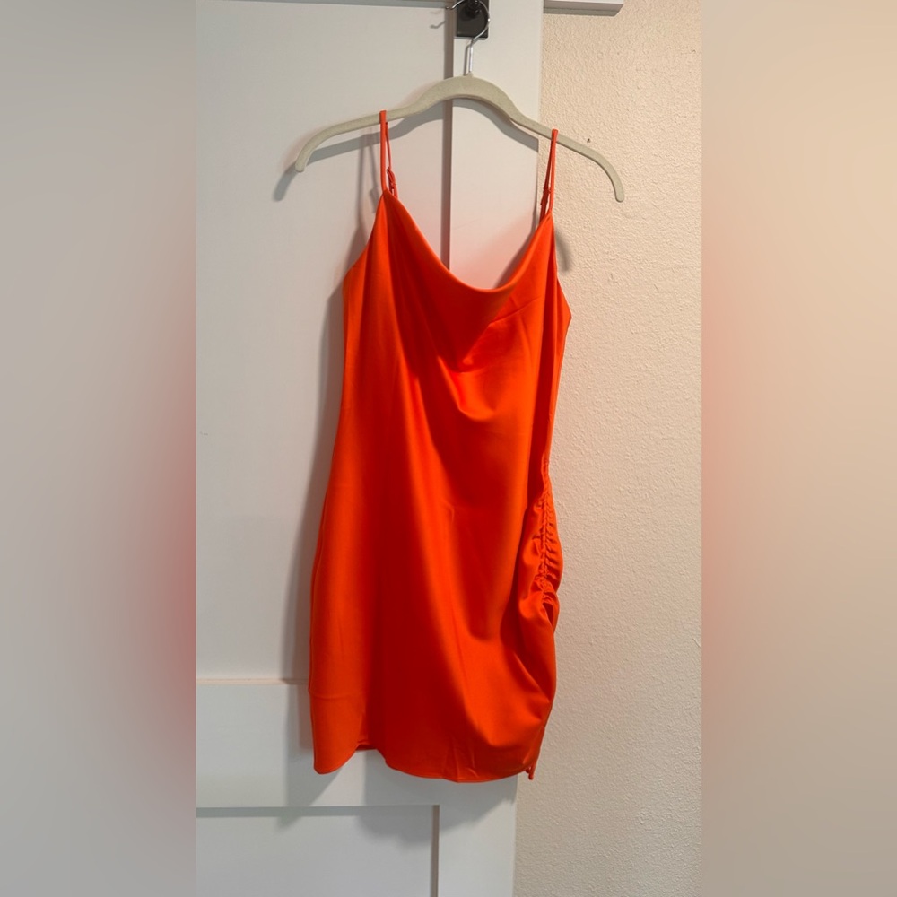 Whyte valentyne orange slip dress US 4
